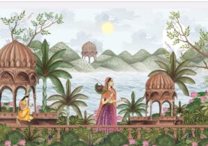 Customized wallpaper printing service for home and office walls in Lucknow