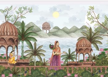 Customized wallpaper printing service for home and office walls in Lucknow